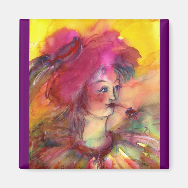 ROSA CLOWN MAGNET (Framsidan)