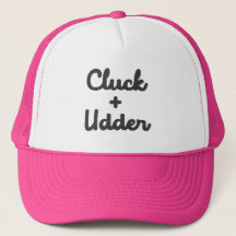 Rosa Cluck and Udder Truckerkeps