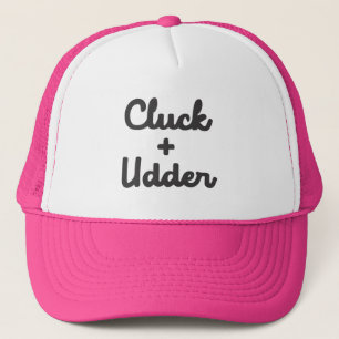 Rosa Cluck and Udder Truckerkeps
