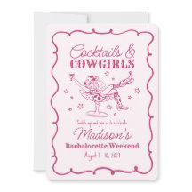 Rosa Cocktails och Cowgirl Nash Bash Bachelorette