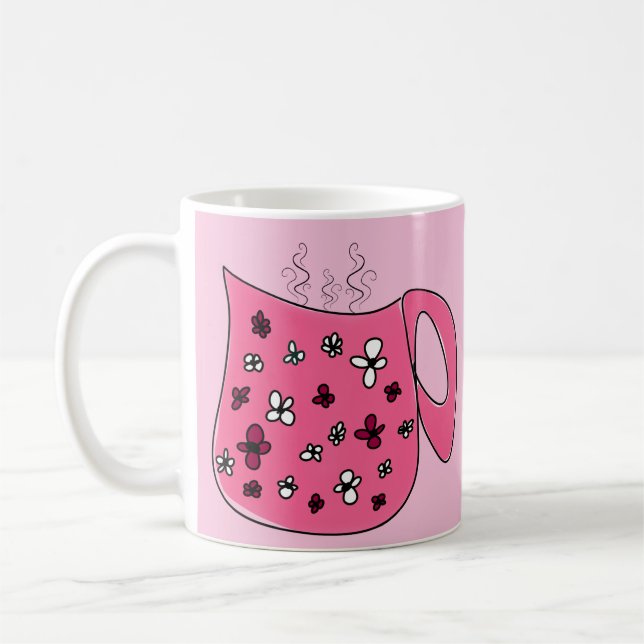 Rosa Coffee Kaffemugg (Vänster)