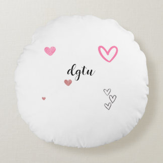 rosa cofort cut kawai rund kudde