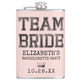 Rosa collegiala brudtidsfest fickplunta