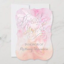 ROSA COLUMBINE FLOWER WATERCOLOR STÄNK BRÖLLOP
