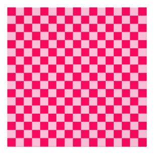 Rosa Combination Classic Checkerboard av STaylor Fototryck