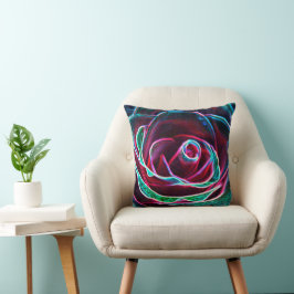 Rosa con efecto abstracto kudde