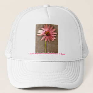 Rosa Cone Flower - jag är min nära och kära Keps