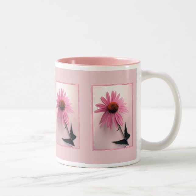Rosa Coneflower mugg (Höger)