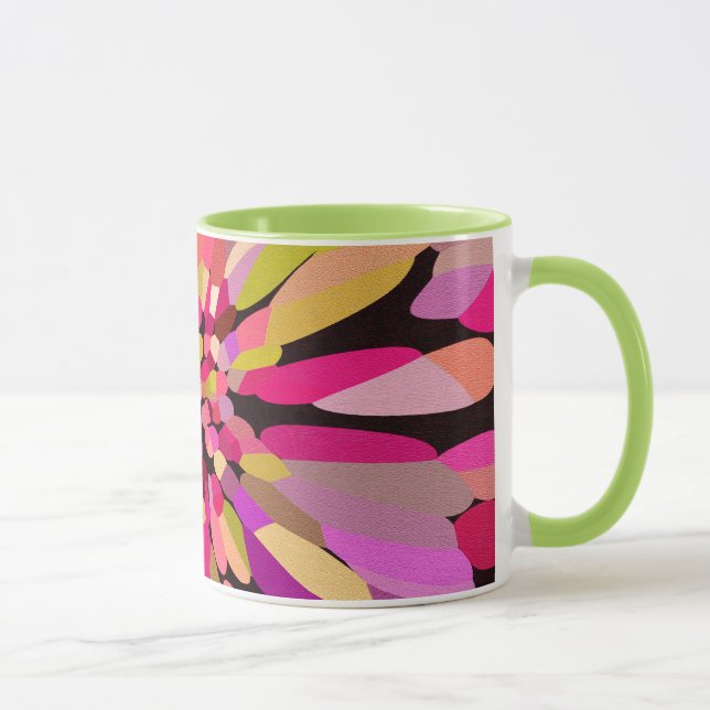 Rosa Confetti Flower Mugg (Höger)