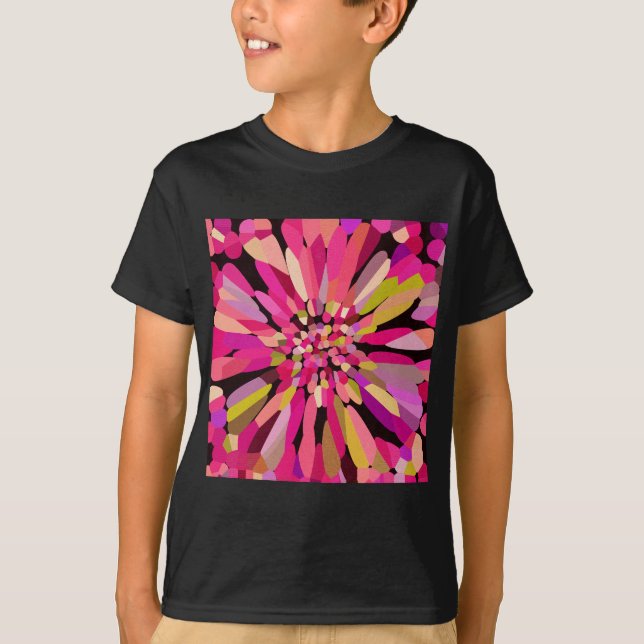 Rosa Confetti Flower Tee (Framsida)
