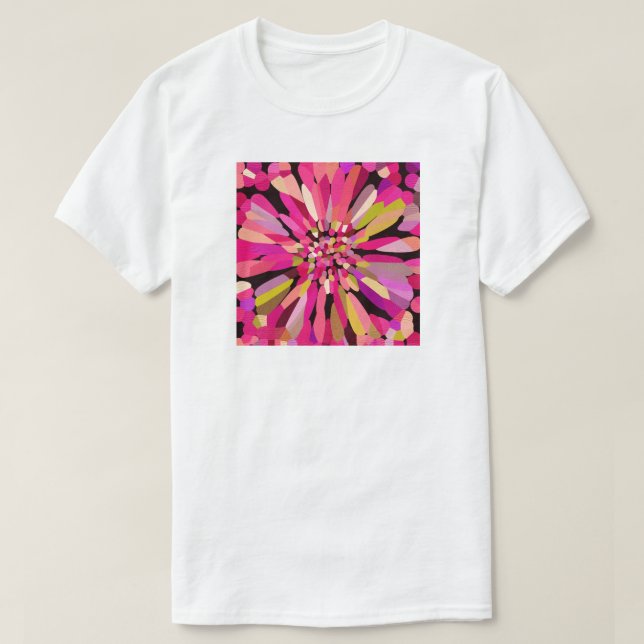 Rosa Confetti Flower Tee (Design framsida)