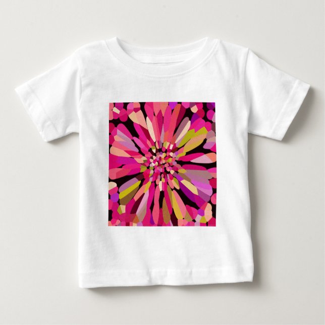 Rosa Confetti Flower Tee (Framsida)