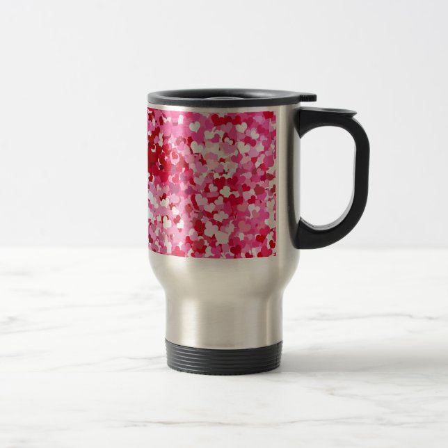 Rosa Confetti Hearts Resemugg (Höger)