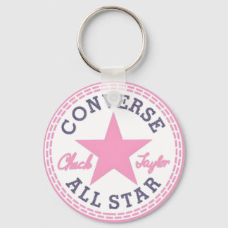 Rosa Converse All Star Nyckelring