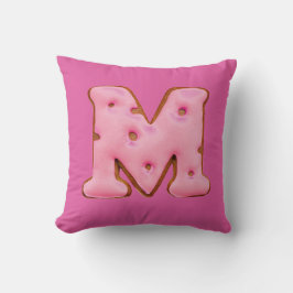 Rosa Cookie Brev M Kids/ Child's Dekorativ kudde