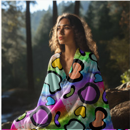 rosa coprint fleecefilt