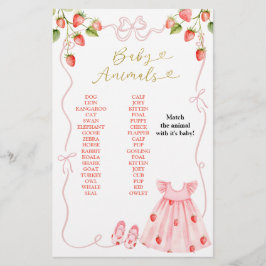 Rosa Coquette Baby Kläder Baby Djur Spel Skylt