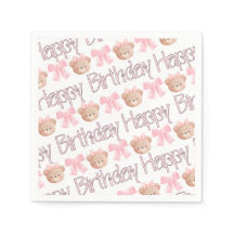 Rosa Coquette Bears och Rosett band