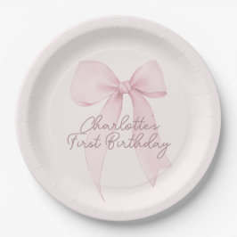 Rosa Coquette Bow-Anpassningsbar