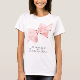 Rosa Coquette Bow Morsa to be T-Shirt