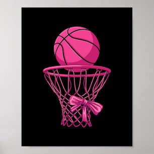 Rosa Coquette Bow Sketll Rosa Sketll Mamma Mama Tj Poster