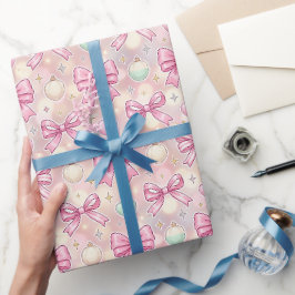 Rosa Coquette Candy Cane Presentpapper