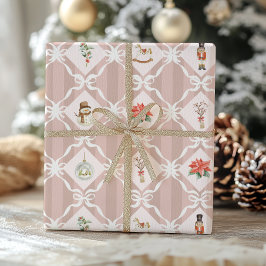 Rosa Coquette Nötknäppare Jul Presentpapper