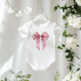 Rosa Coquette-slöja minimalistisk födelsedag T Shirt