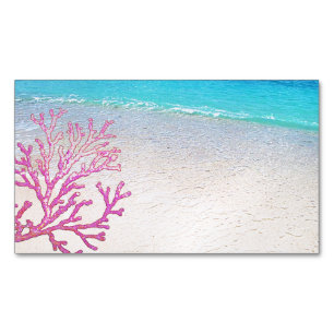 Rosa Coral Beach House Rental Spa Boutique B&B Magnetiska Visitkort