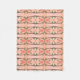 Rosa Coral Designer Fleece Blanket