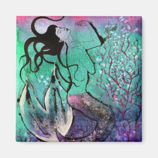 Rosa Coral Magnet