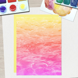 Rosa Coral och Orange Marcular Scrapbook Papper