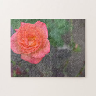 Rosa Coral Ro Blomsterträdgård Blommigt Natature P Pussel