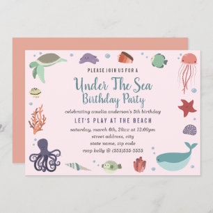 Rosa Coral under inbjudan till Sea Barns födelseda