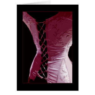 Rosa Corset - kort (anpassa)