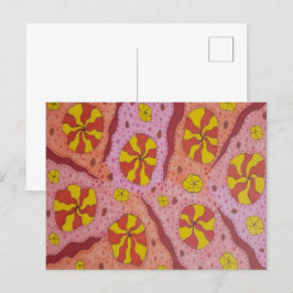 Rosa Cosmic Candies Vykort