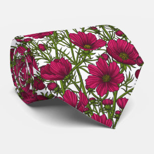 Rosa Cosmos blommor Slips