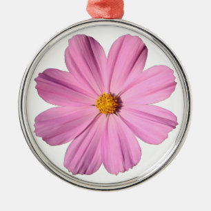 Rosa Cosmos Julgransprydnad Metall