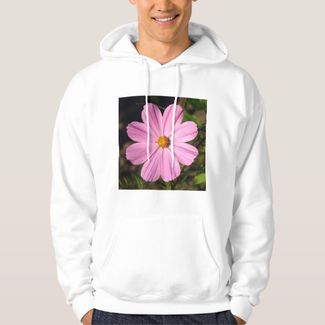 Rosa Cosmos (kvadratfoto) Hoodie (Framsida)