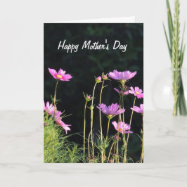 Rosa Cosmos Mors dag Card Kort