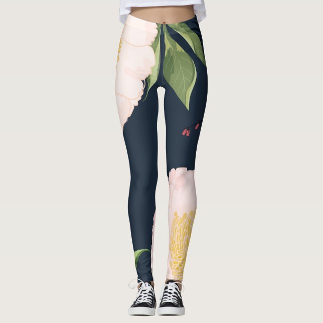 Rosa Cosmos om vit kvinnlig könsstympning på Baby Leggings (Framsida)