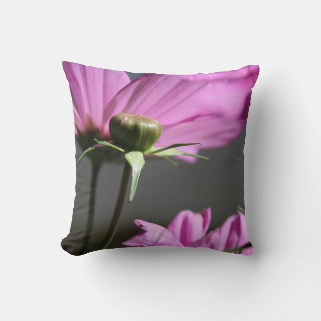 Rosa Cosmos sommardagar Pillow Kudde (Framsida)