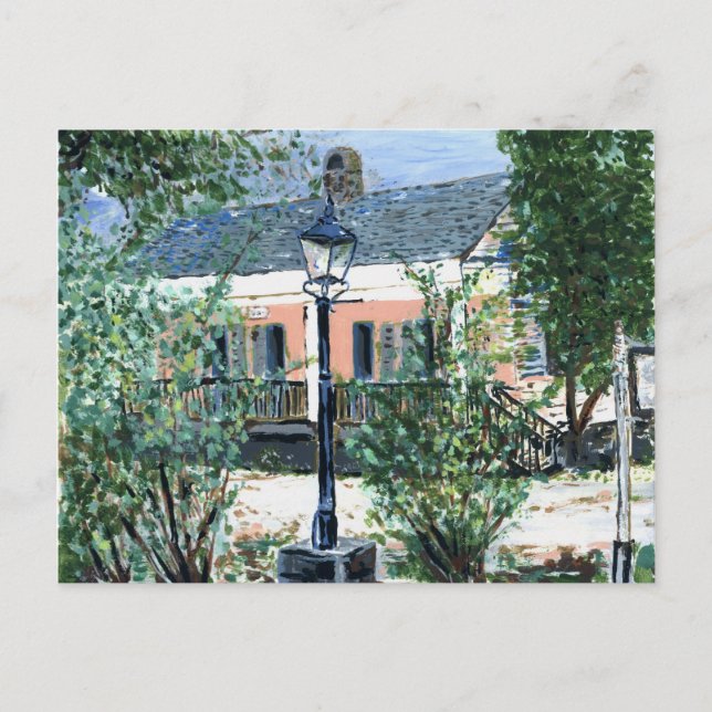 Rosa Cottage på floden Vykort (Framsida)