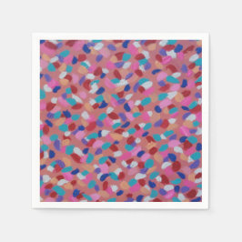 Rosa Cotton Candy Pappersservett