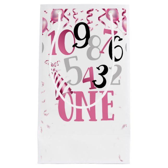 Rosa Countdown to One Gift bag (Framsidan)