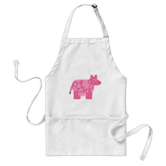 Rosa Cow Förkläde (Framsidan)