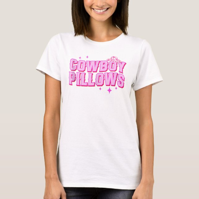 Rosa Cowboy Pillows T Shirt (Framsida)