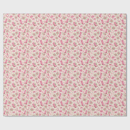 Rosa cowgirl-babyshower-papper tallrikar | Stövlar Presentpapper