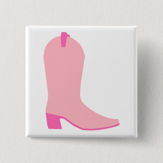Rosa Cowgirl Boot Knapp (Framsida)