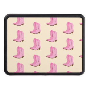 Rosa Cowgirl Cowboy Boots Land Texas Ranch Dragkroksskydd